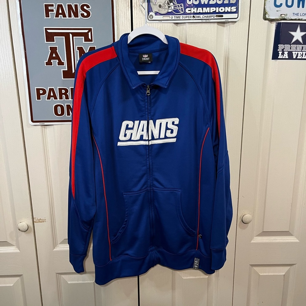 New York Giants Men’s Zip Up Sweatshirt - Picture 3 of 7